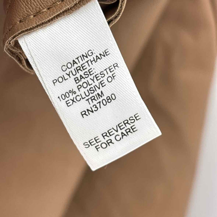 Size M CATO Camel Faux Leather Jeans