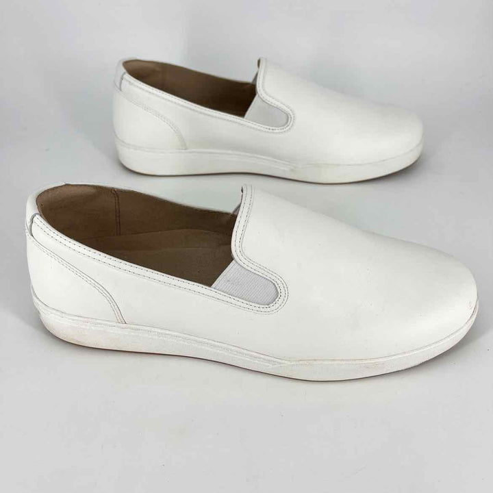 Shoe Size 10 A NEW DAY White Leather Sneakers