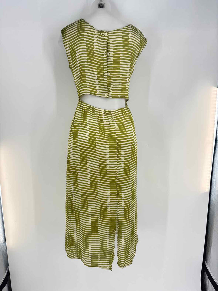 Size S Green Print Dress