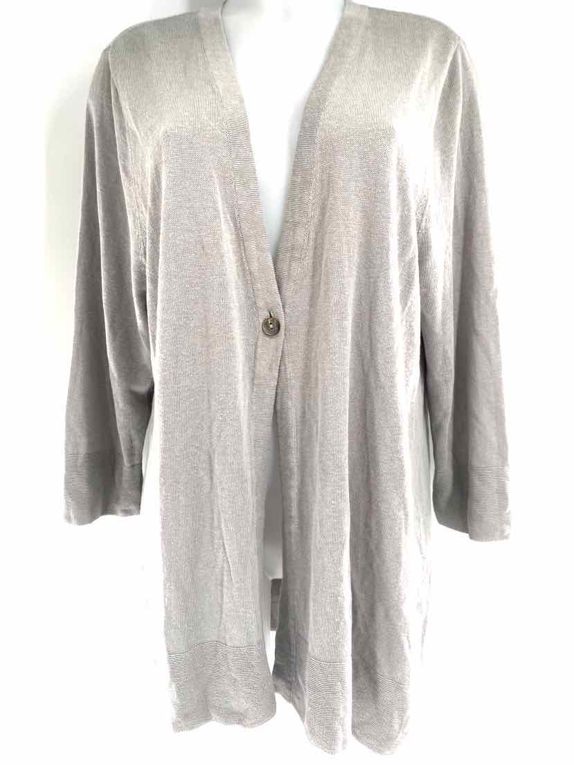 Size XL J JILL Gray Sweater