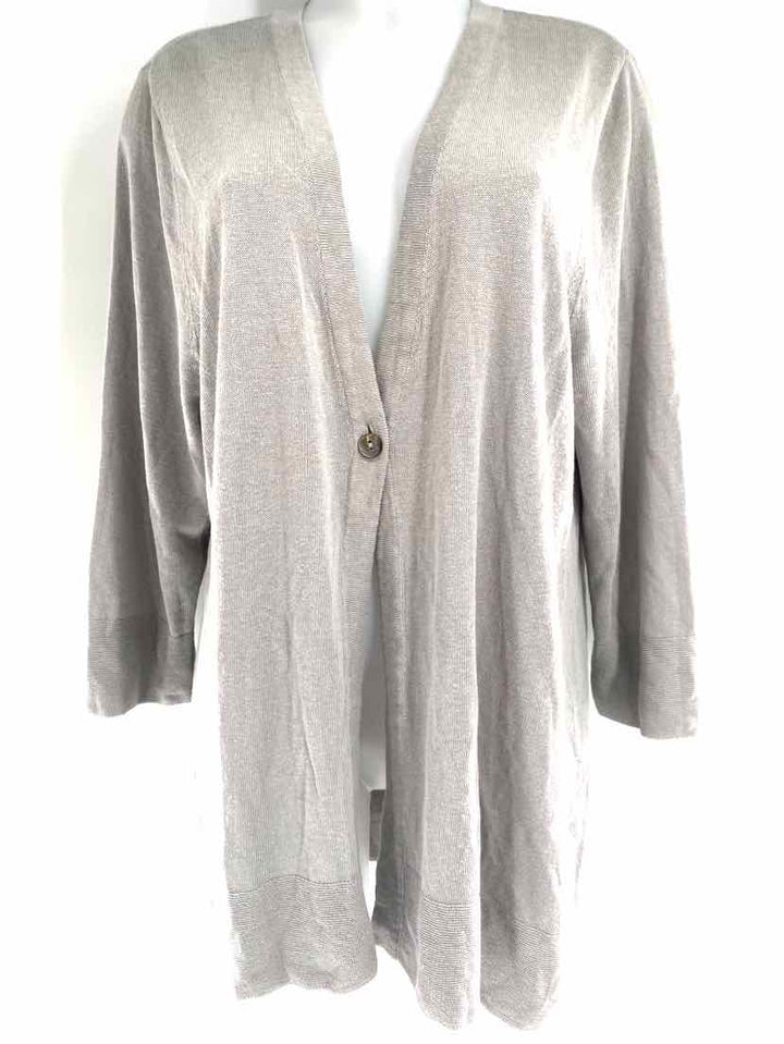Size XL J JILL Gray Sweater