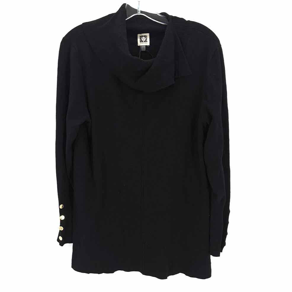 Size L Anne Klein Black Sweater