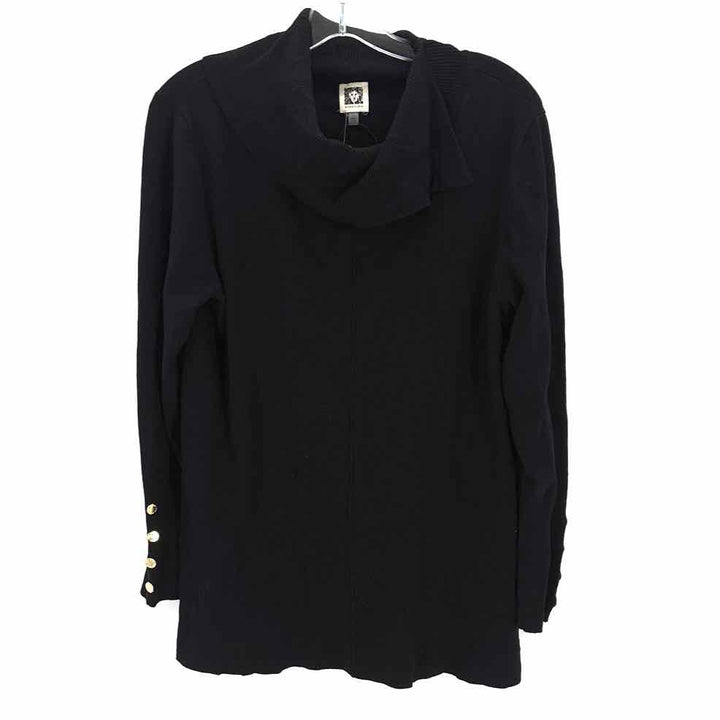 Size L Anne Klein Black Sweater