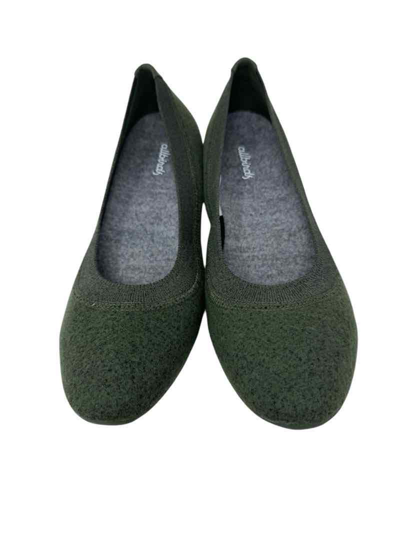Shoe Size 10 ALL BIRDS Olive Flats
