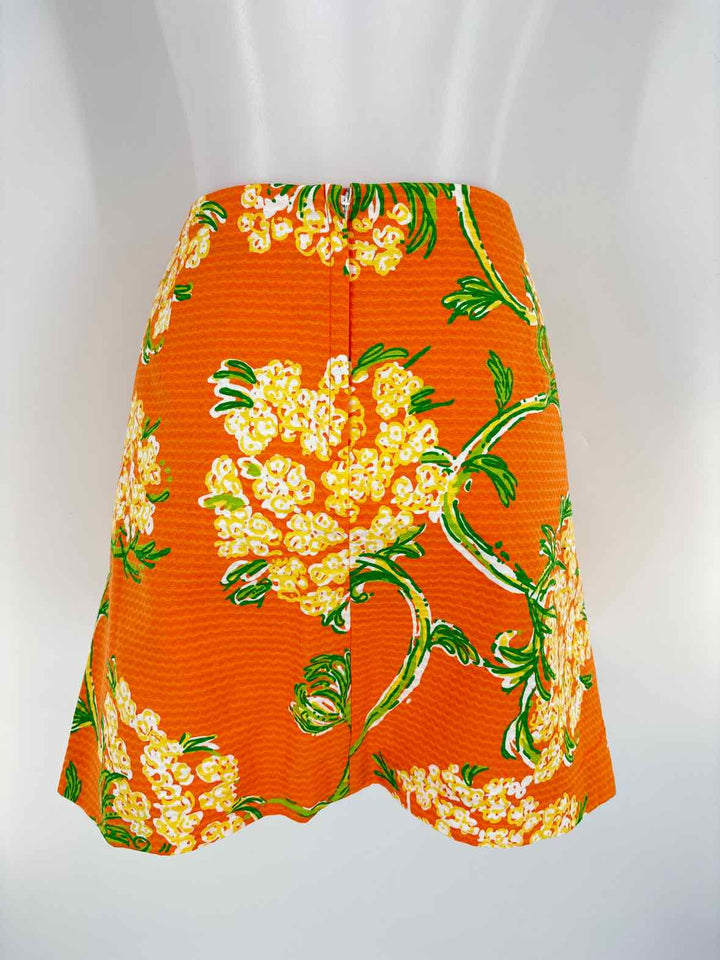 Size 14 Lilly Pulitzer ORANGE PRINT Skirt