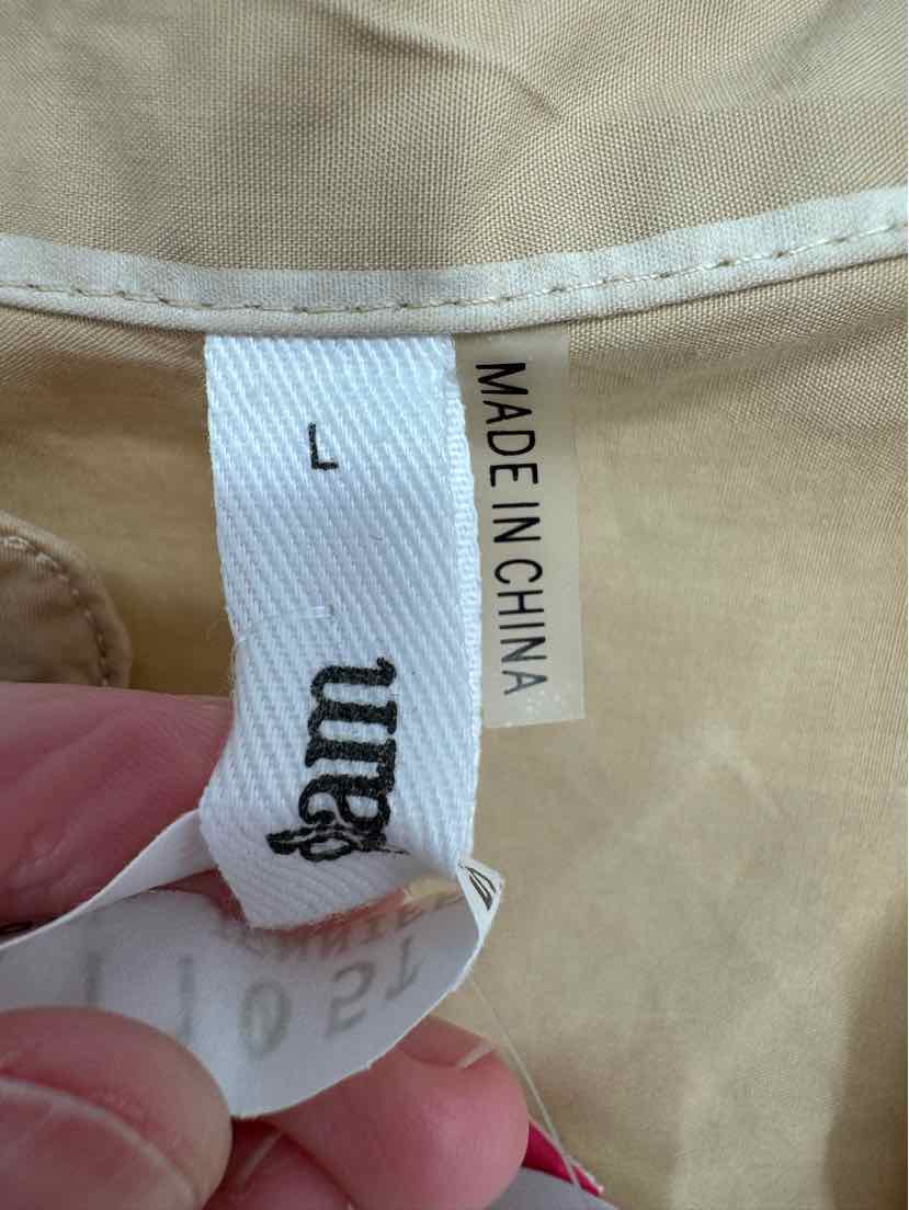 Size L GLAM Tan Shirt
