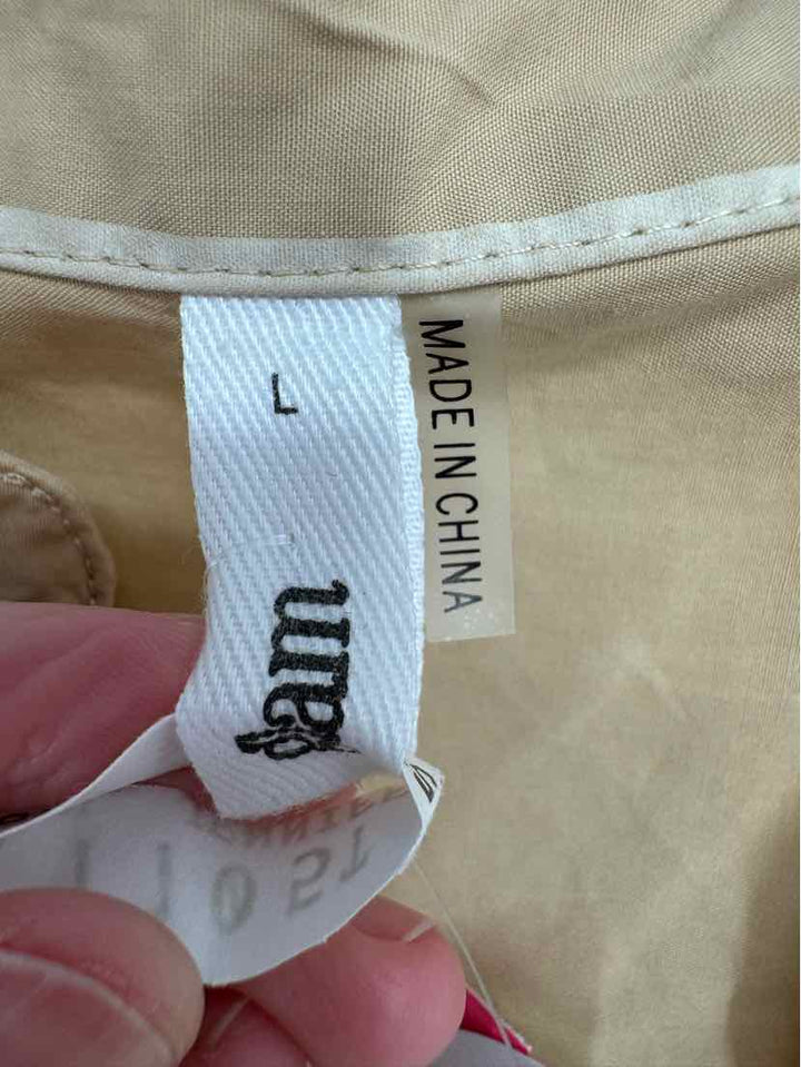 Size L GLAM Tan Shirt