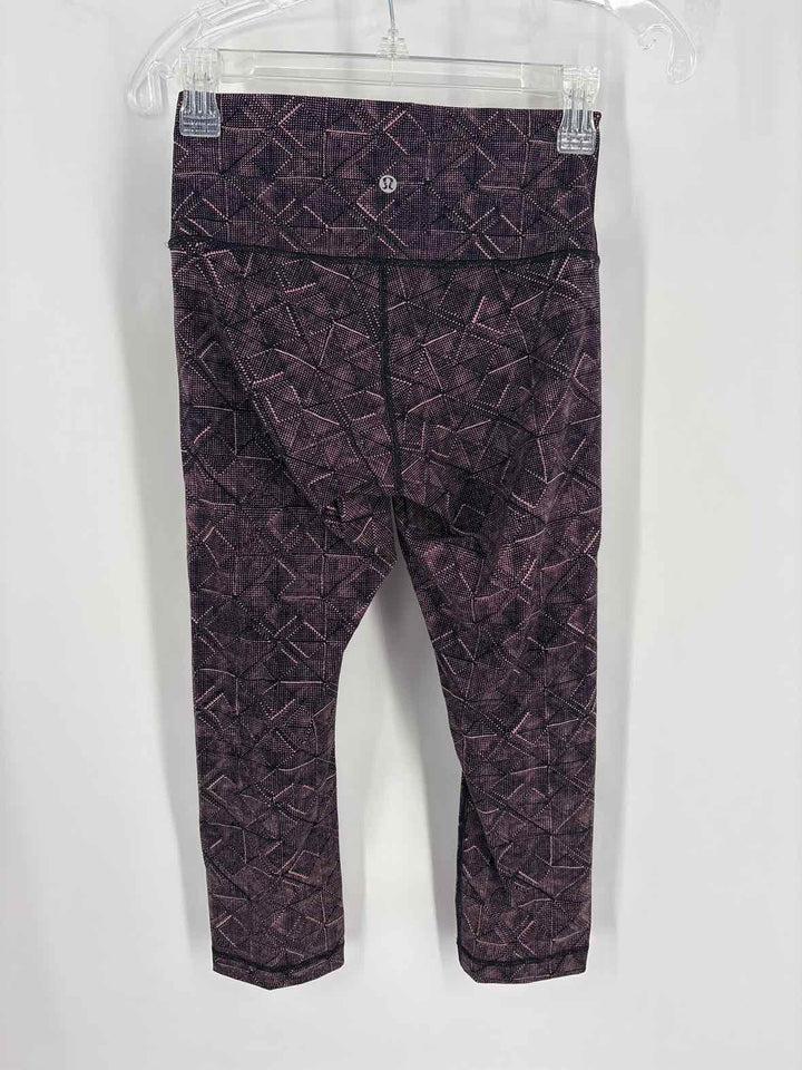 Size 6 Lululemon PINK PRINT Pants