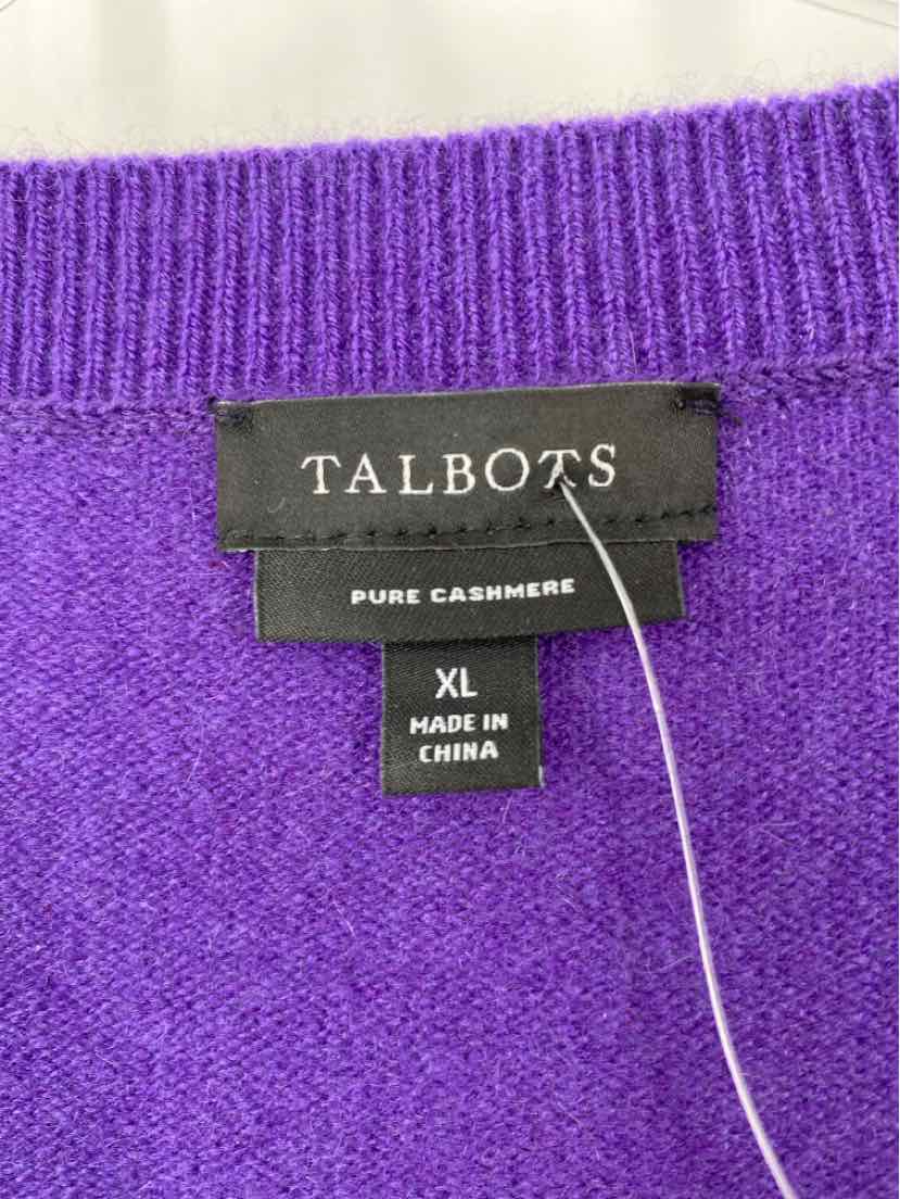 Size XL Talbots Purple Sweater