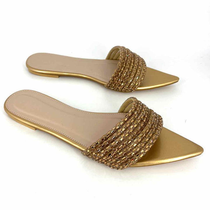 Shoe Size 10 Gold Sandals