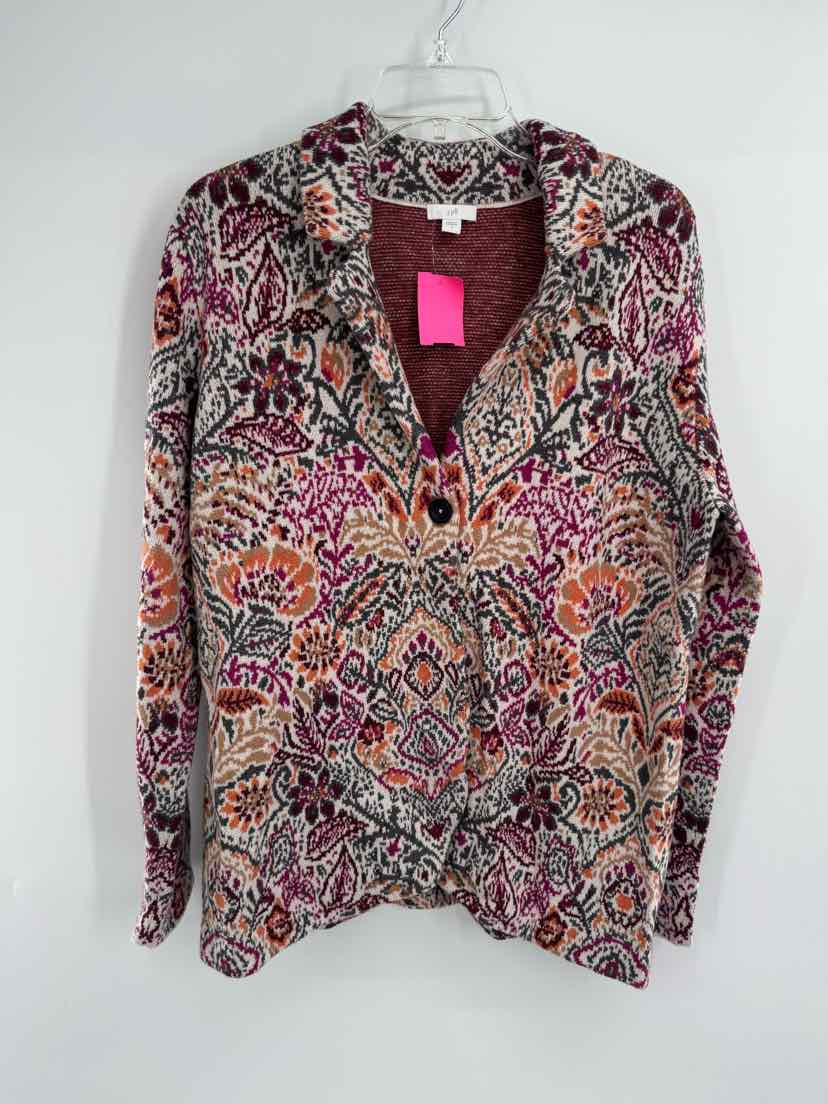 Size S J JILL Multi-Color Cardigan