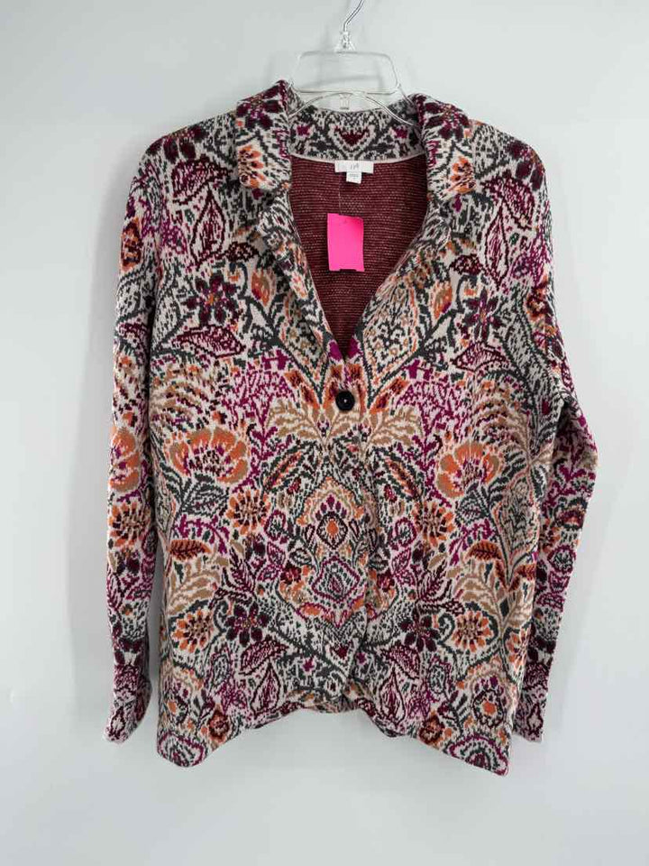 Size S J JILL Multi-Color Cardigan