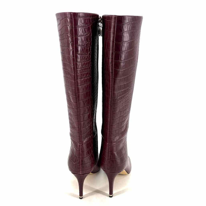 Shoe Size 8 White House Black Market Red Faux Leather Boots