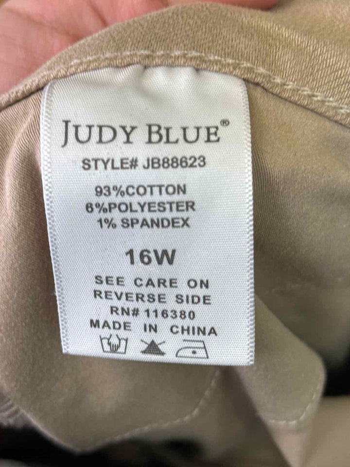 Size 16 JUDY BLUE Tan Pants Suit