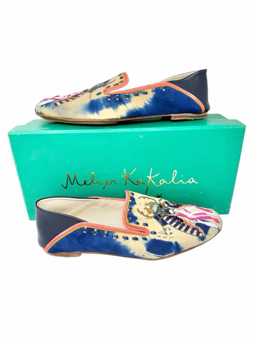 Shoe Size 38 Blue Flats