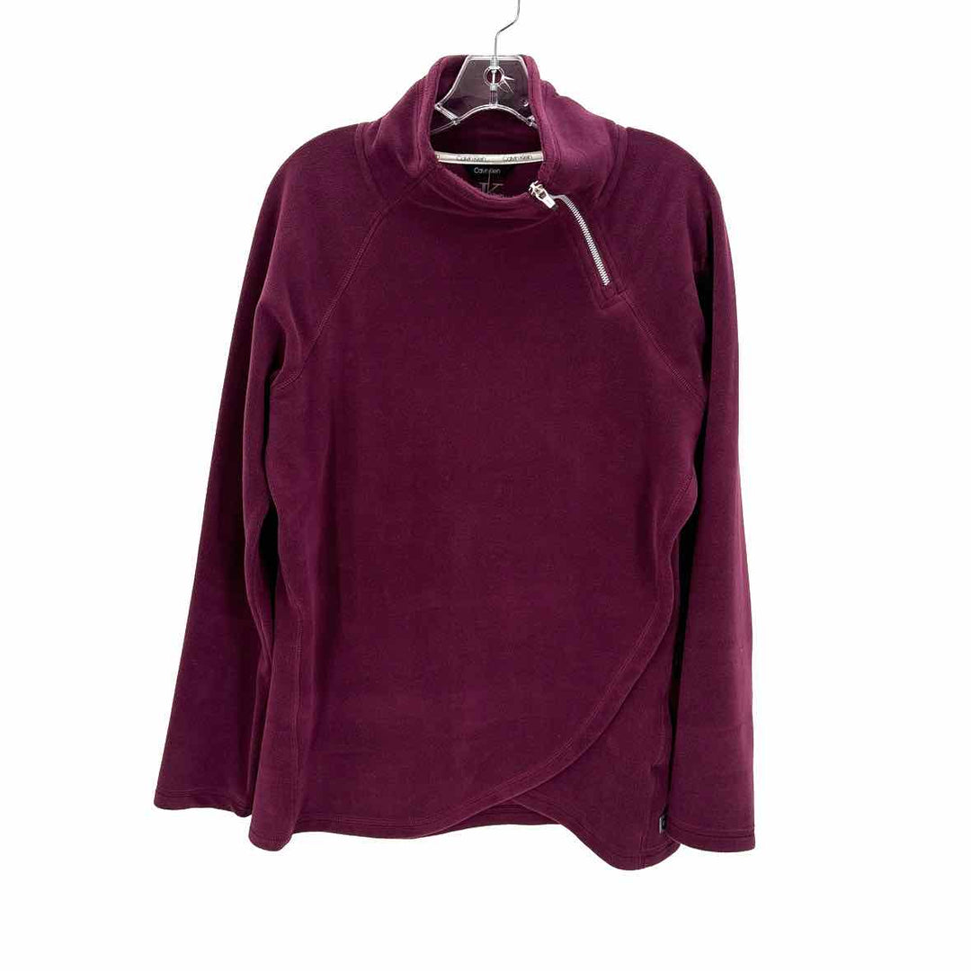 Size M Calvin Klein Plum Fleece Jacket
