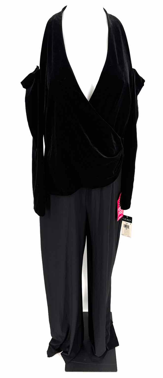Size 16 RALPH LAUREN Black Velvet Pants