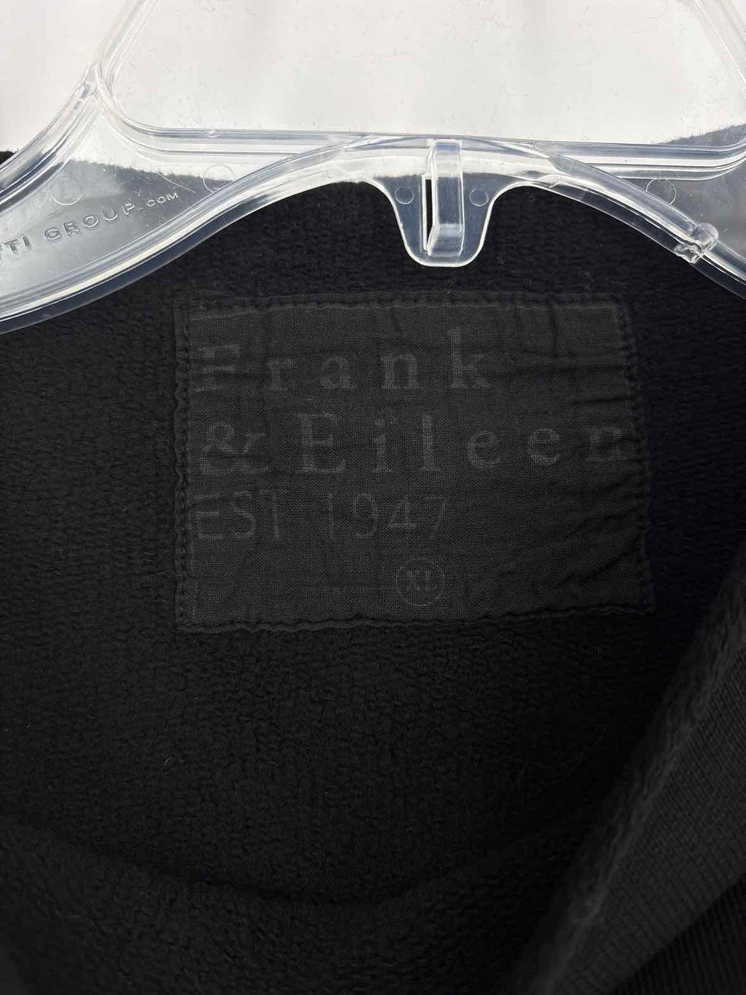Size XL FRANK & EILEEN Black Sweater