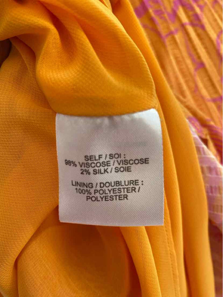 Size 8 TANYA TAYLOR Orange Skirt