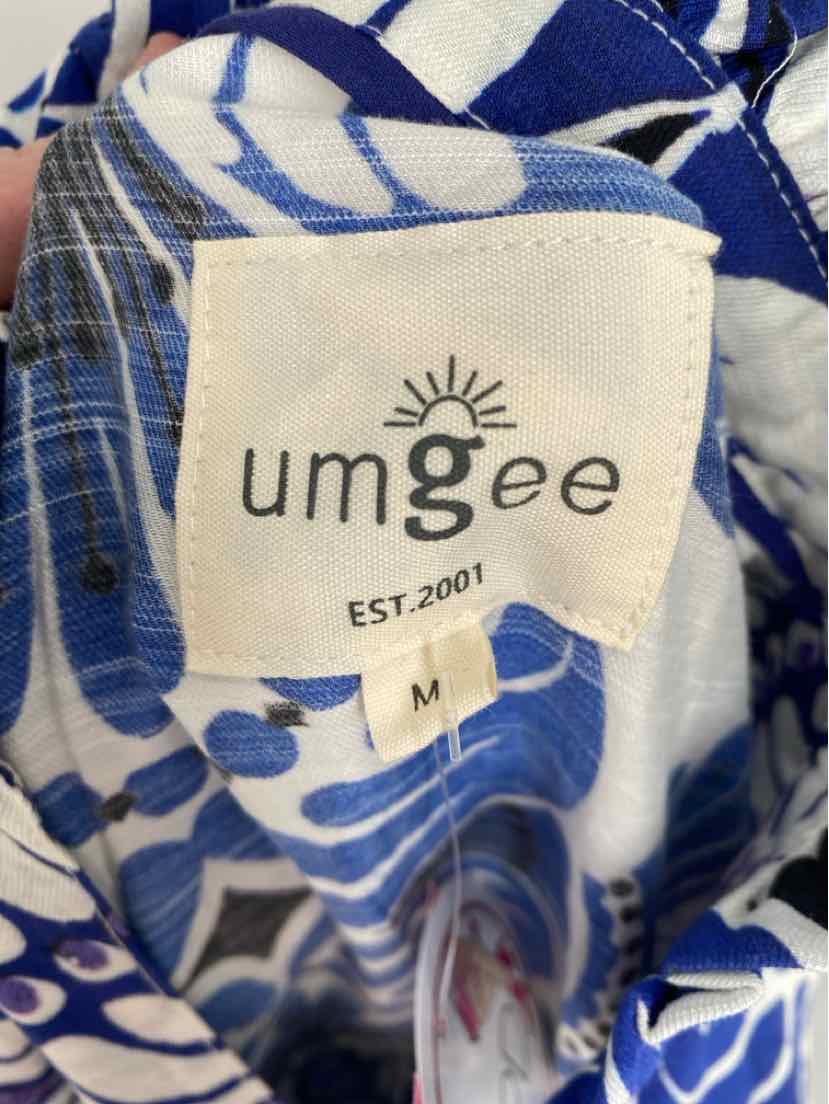 Size M Umgee Blue Print Dress