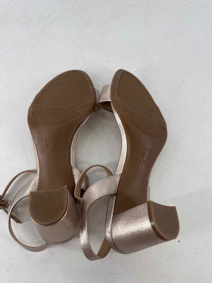 Shoe Size 9 Naturalizer Gold Sandals
