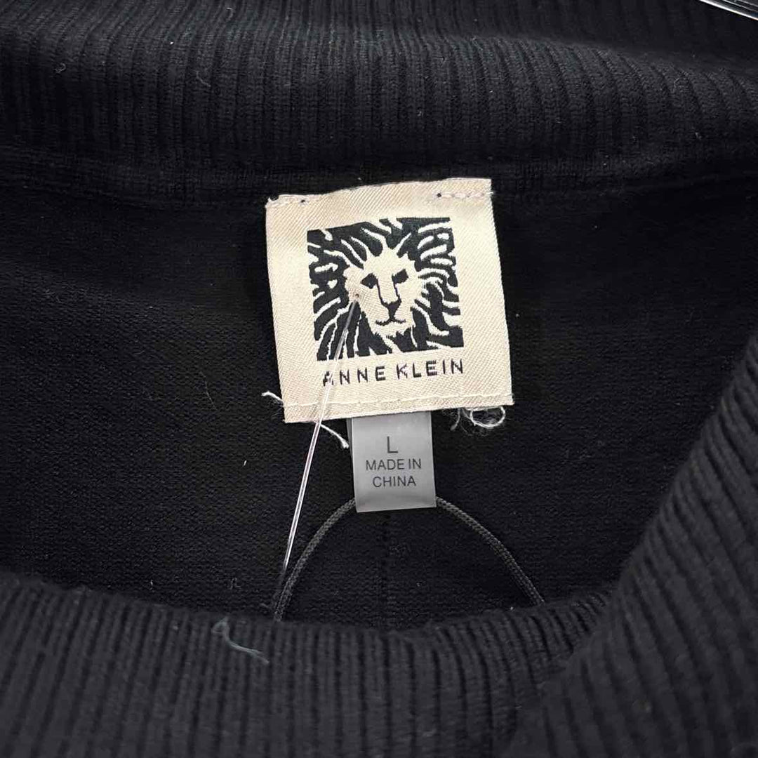 Size L Anne Klein Black Sweater