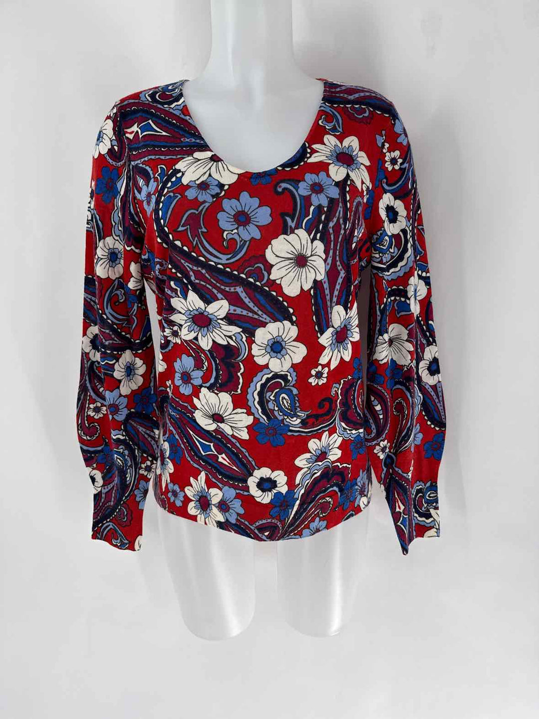 Size M Talbots Red Sweater