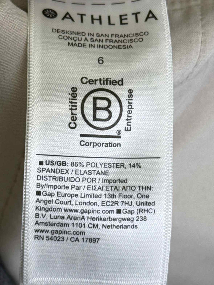 Size 6 Athleta Tan Pants