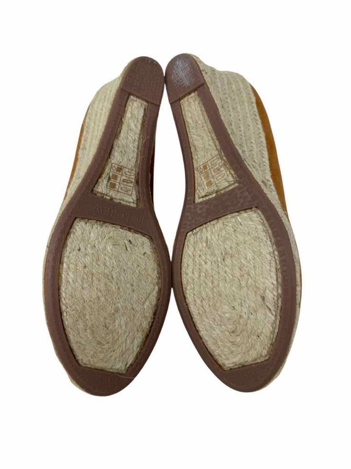 Shoe Size 10 J Crew Mustard Canvas Pumps