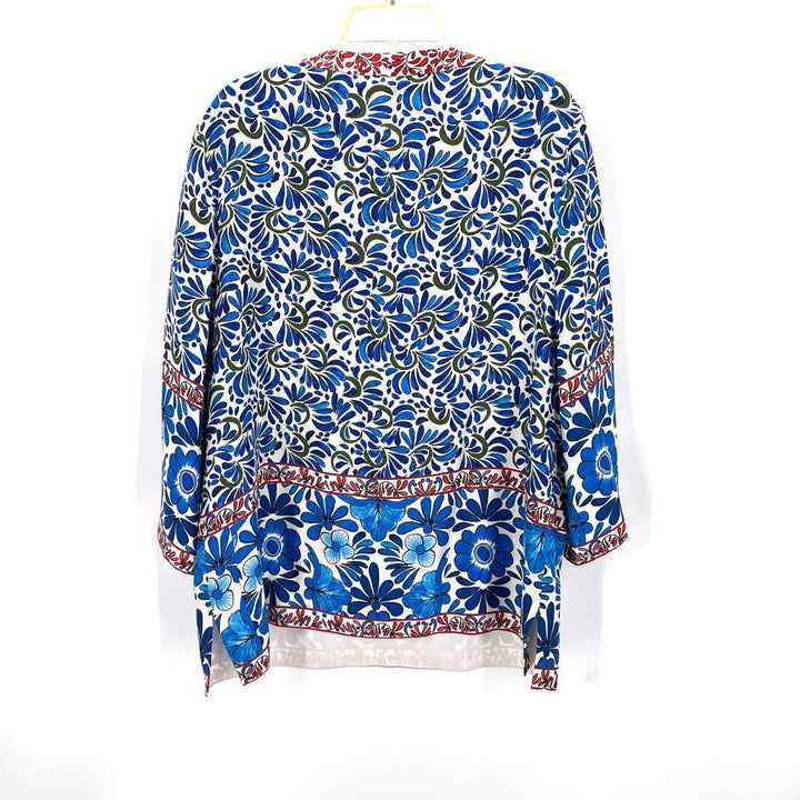 Size 44 Escada Blue Print Shirt