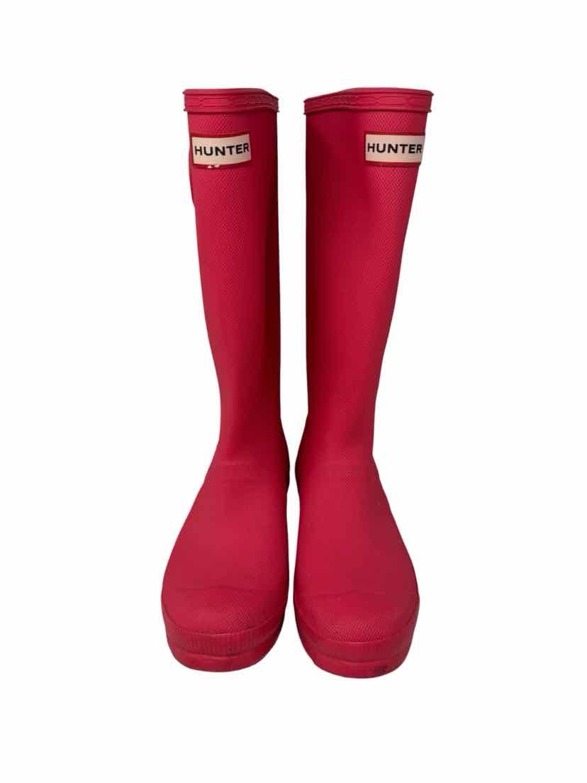 Shoe Size 6 Hunter Red Boots