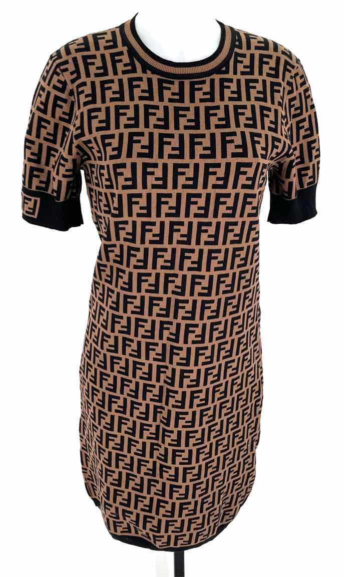 Size 40 Fendi Multi-Color Knit Luxury - Dress
