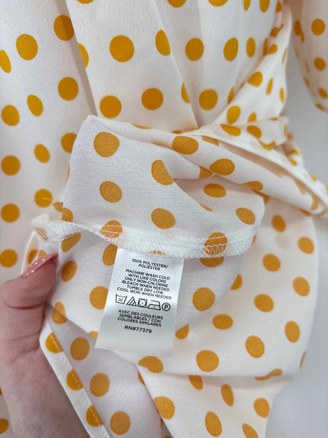 Size L Ann Taylor Mustard Shirt