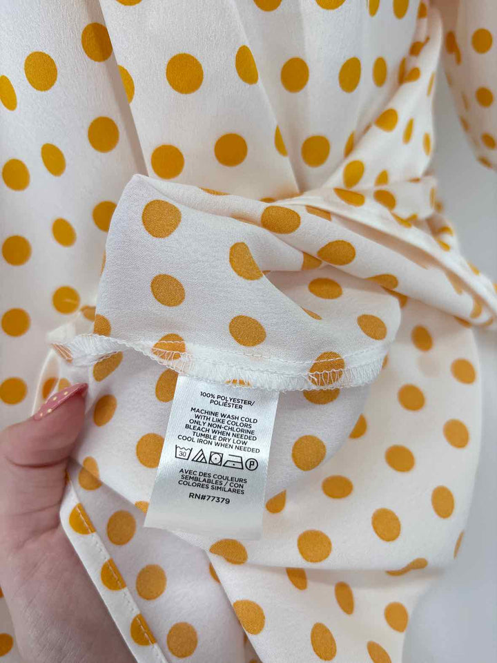 Size L Ann Taylor Mustard Shirt