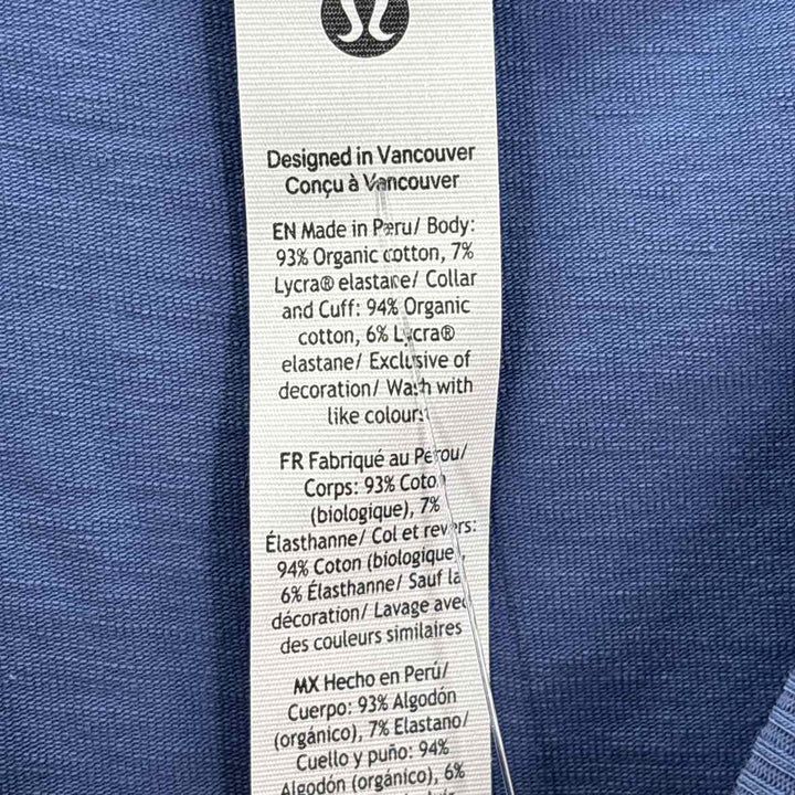 Size L Lululemon Blue Shirt