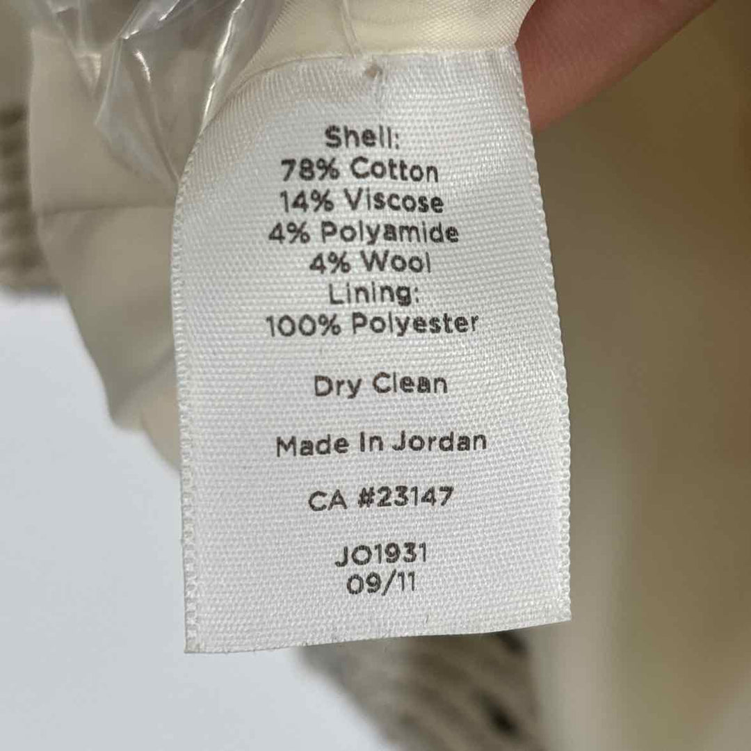 Size 12 Talbots Ivory Tweed 2 PC Dress