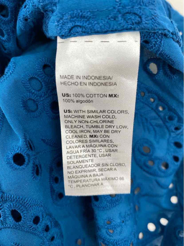 Size 12 Chico's Blue Shirt
