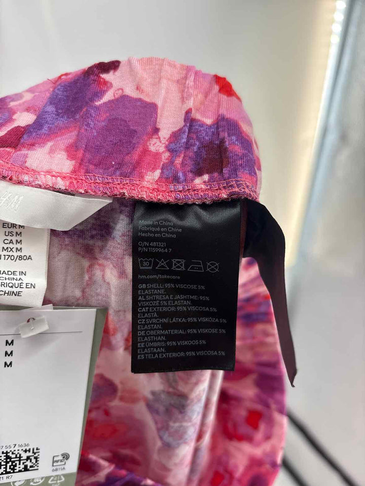 Size M H&M PINK PRINT Pants