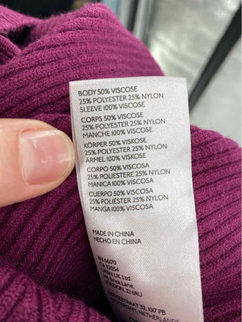 Size XS Anthropologie Purple Sweater