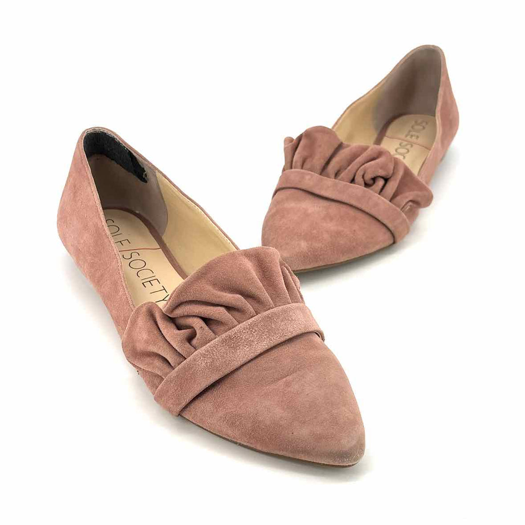 Shoe Size 9.5 SOLE SOCIETY Pink Flats