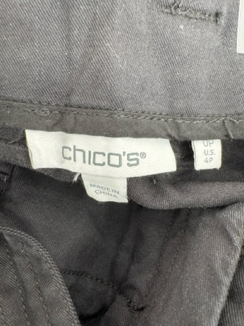 Size 4P Chico's Black Pants