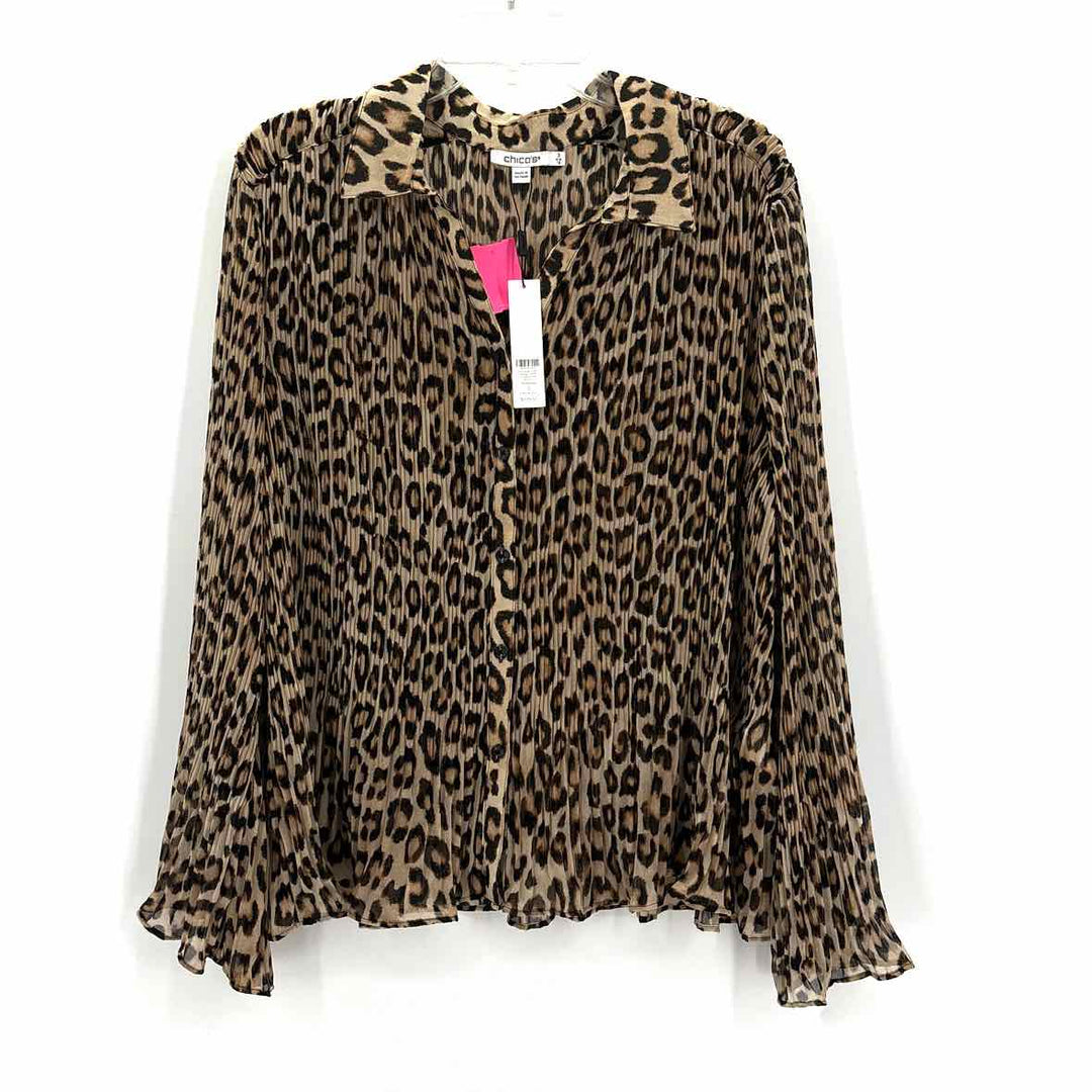 Size 3 Chico's Tan Shirt