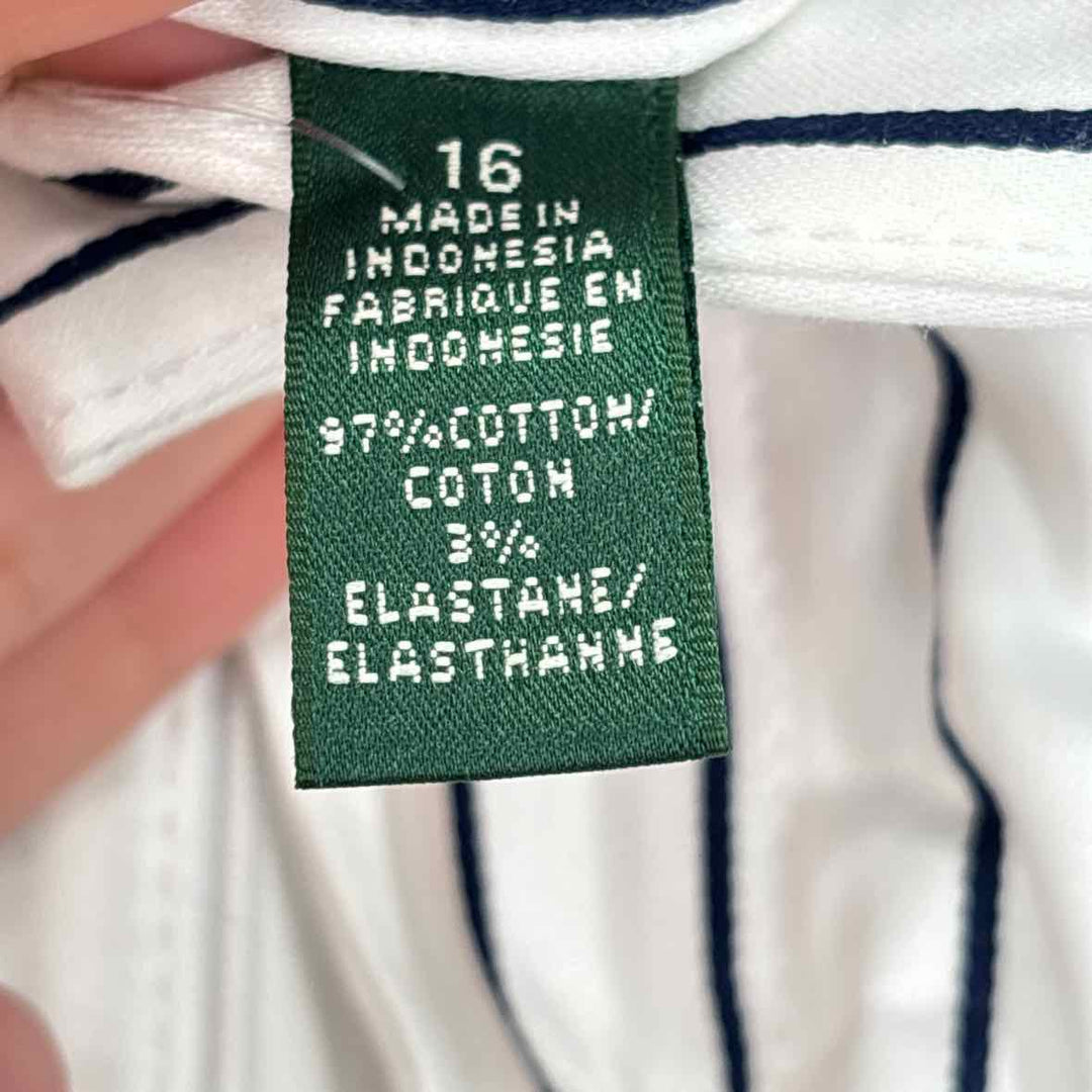 Size 16 RALPH LAUREN White Shorts