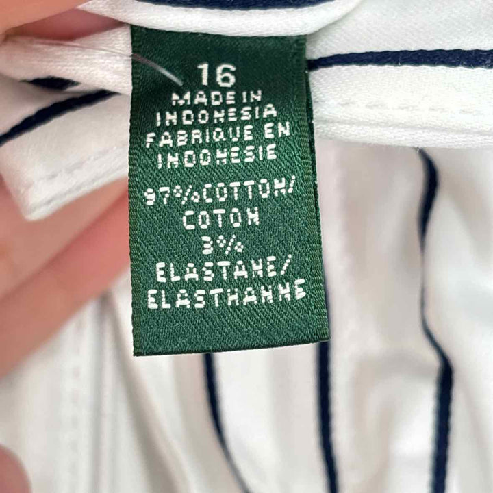 Size 16 RALPH LAUREN White Shorts