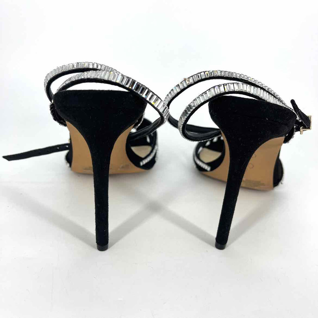Shoe Size 8 Jessica Simpson Black Rhinestone Pumps