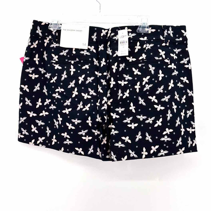Size 14 LOFT Navy Shorts