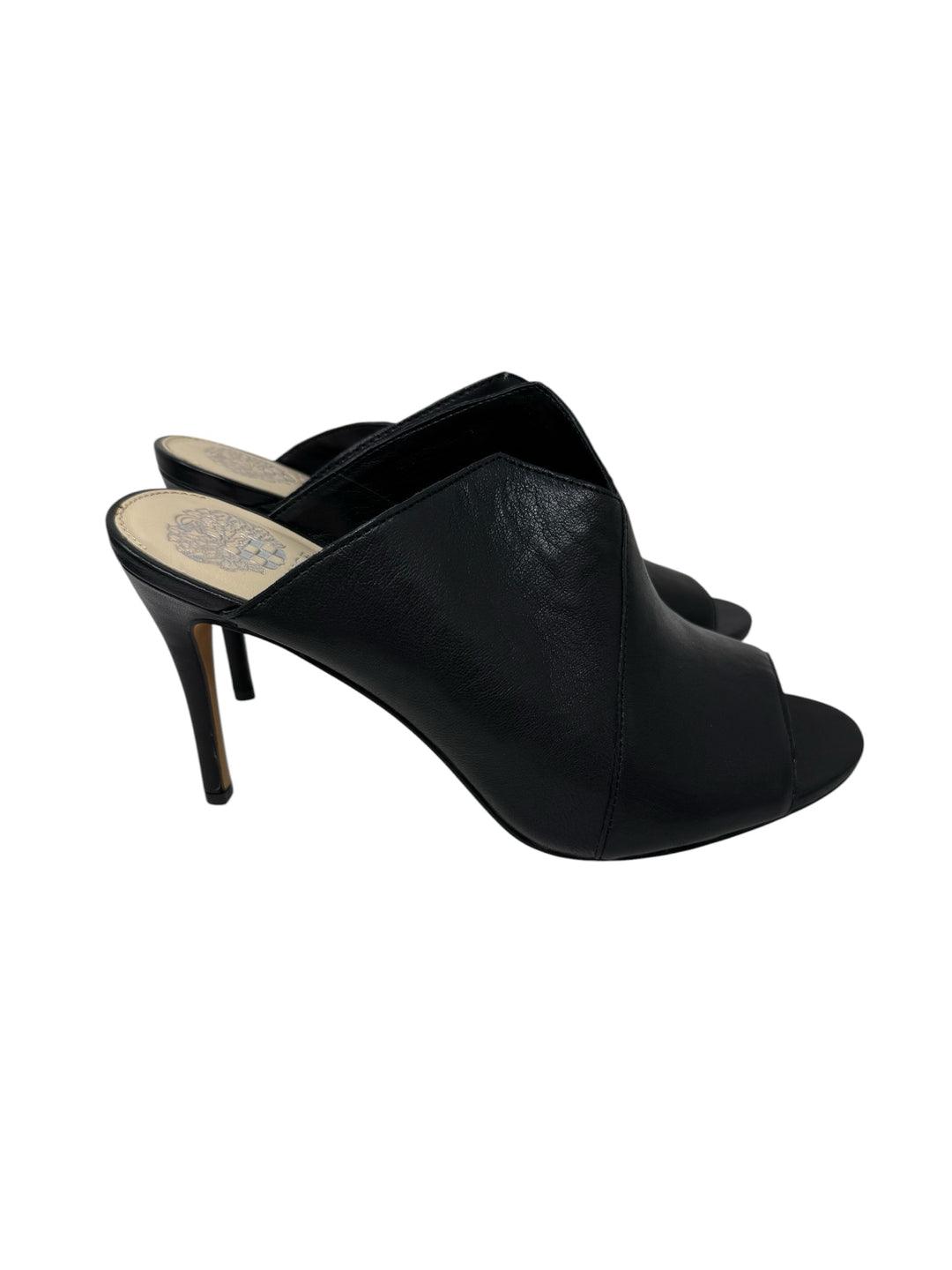 Shoe Size 9.5 Vince Camuto Black Leather Pumps