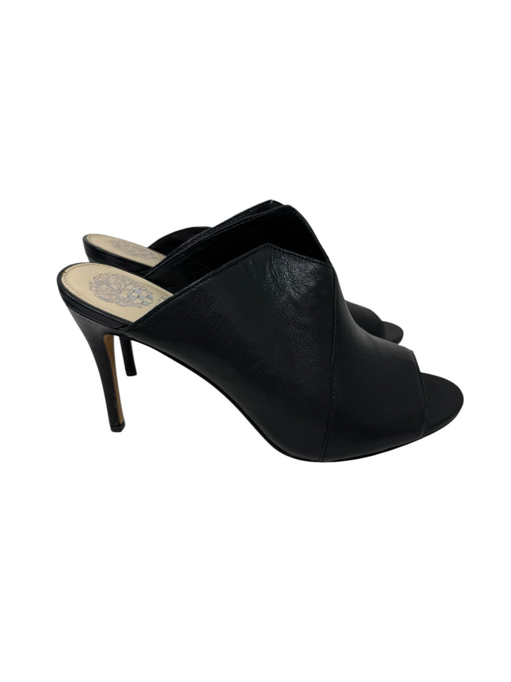 Shoe Size 9.5 Vince Camuto Black Leather Pumps