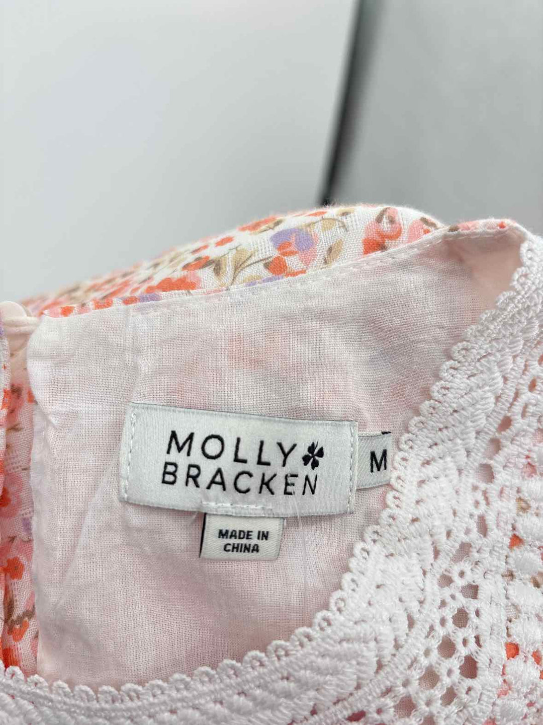 Size M MOLLY BRAKEN Multi-Color Dress