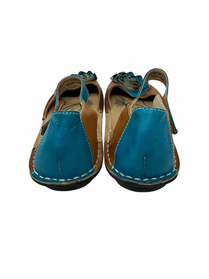 Shoe Size 39 SPRING STEP Brown Leather Flats